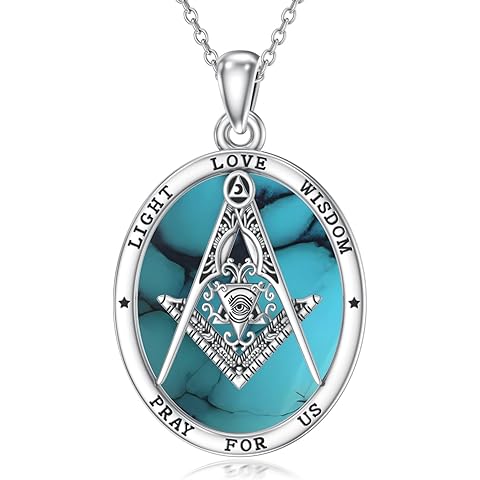 PROESS Jesus Fish/Retro Eye of Horus/Evil Eye/Serenity Prayer/Patron Saint Medal Necklace for Women 925 Sterling Silver Religious Jewelry Gifts for Her