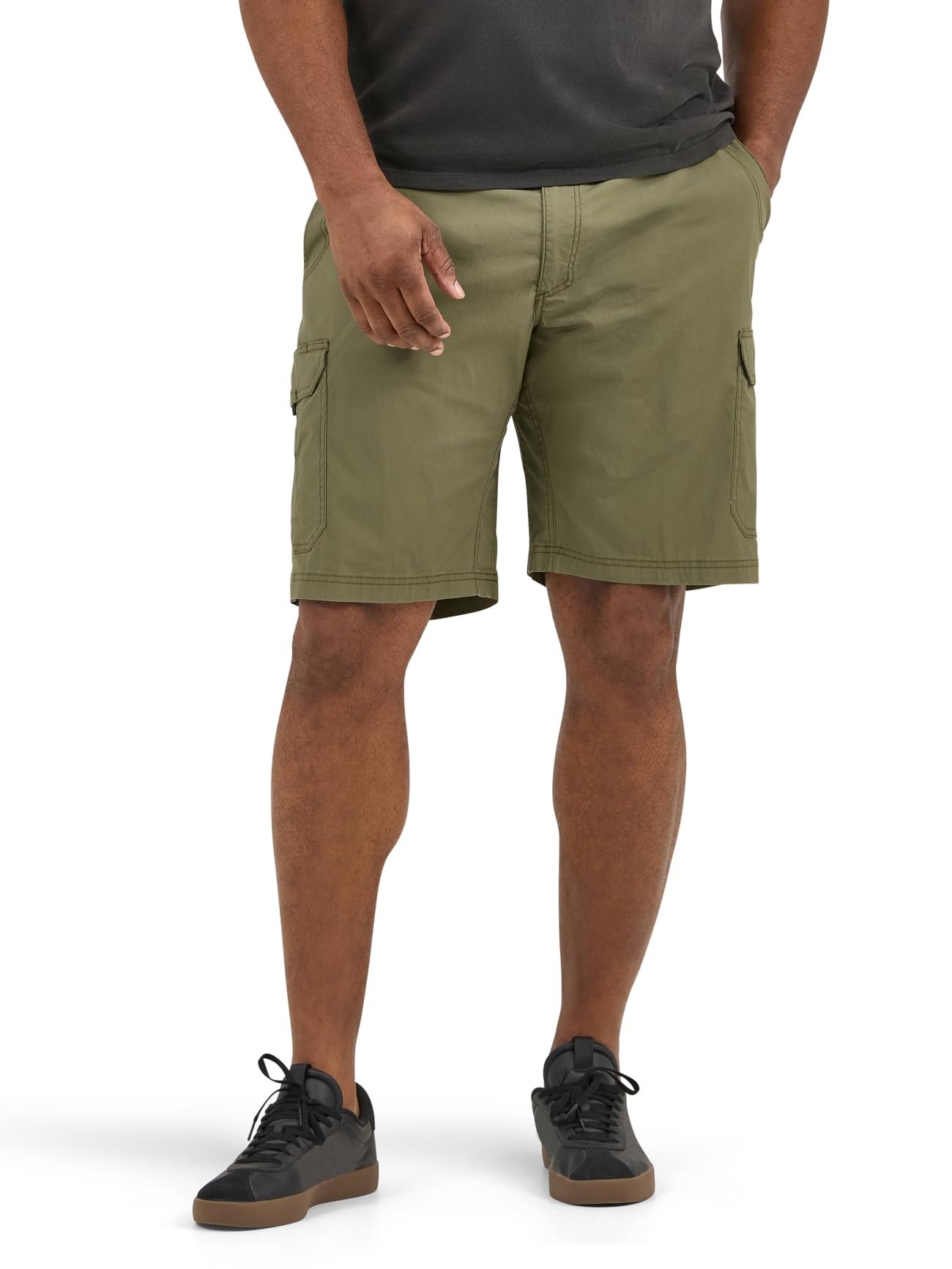 Lee Mens Xm Crossroad Cargo Shorts, Olive Night, 31W UK