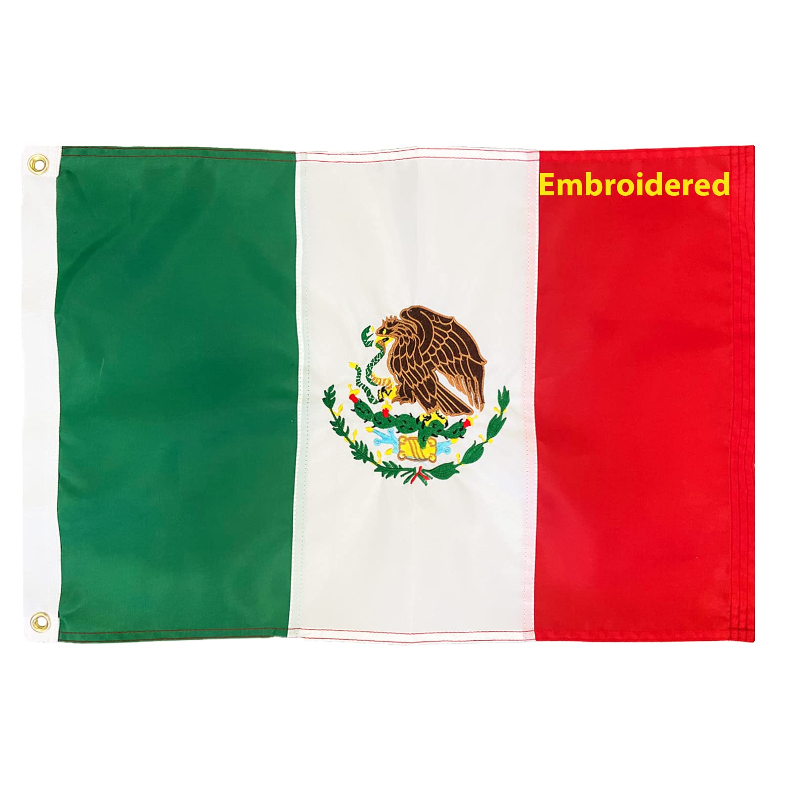 Amazon.co.jp: Homissor メキシコ国旗 バンデラ・デ・メキシコ12x18