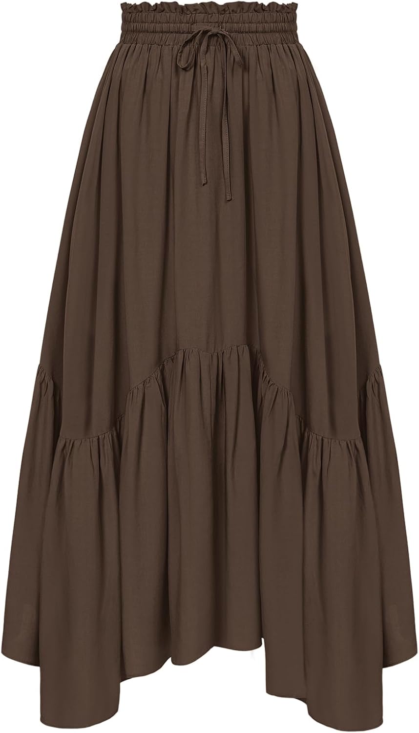 Scarlet Darkness Maxi Skirts for Women High Waist Renaissance Skirt Long Skirt with Pockets