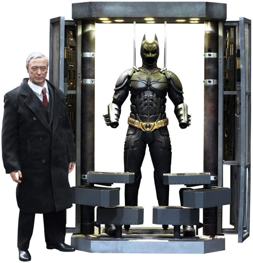 Hot Toys Batman Dark Knight Rises 1/6 Scale Collectible Figure Set Batman Armory, Alfred & Batman