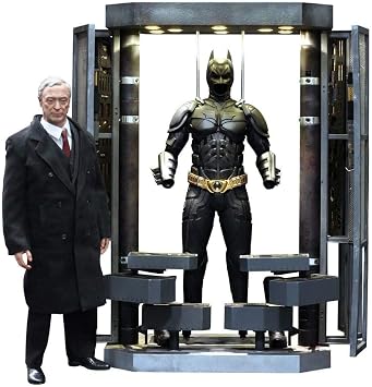 Hot Toys Batman Dark Knight Rises 1/6 Scale Collectible Figure Set Batman Armory, Alfred & Batman