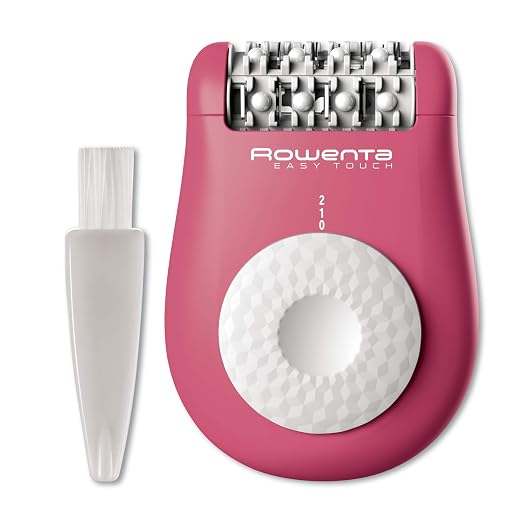 Rowenta Easy Touch EP1110F0 - Electric epilator, pastel pink/white