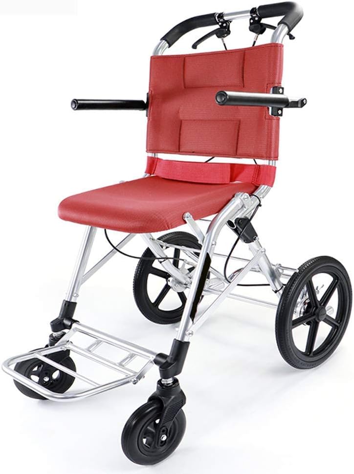Wheelchair,Lightweight Folding Wheelchair Driving Adult