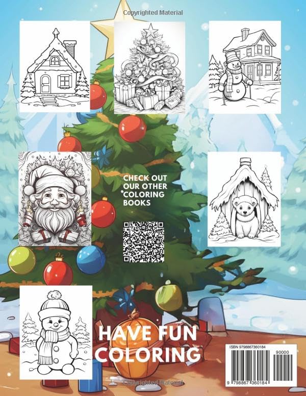 Christmas Coloring Book For Kids:: For Kids Ages 2-10. Glossy Premium Attractive Cover. image 3