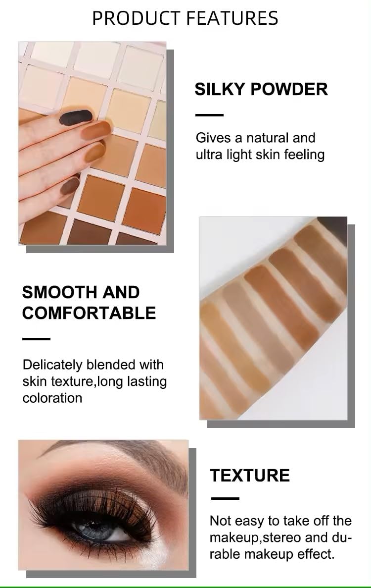 30-Color Neutral Matte Eyeshadow Palette – Highly Pigmented Blendable Nudes for Natural & Smokey Eye Looks – Long-Lasting Matte Finish, Professional Makeup Palette