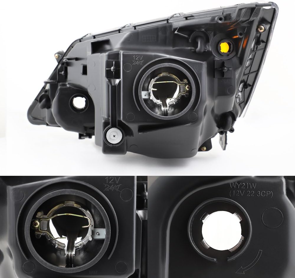 AKKON - For 2007 2008 2009 2010 2011 Honda CRV CR-V Passenger Right Side Headlights Headlamp Replacement