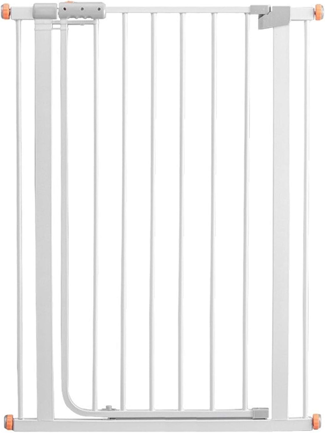 Dog cage Pet Railing Isolation Door Household Anti-Blocking Cat and Dog Fence Fence Indoor Guardrail Applicable Width 68-75cm Two-Way Opening/Free Punching Dog House