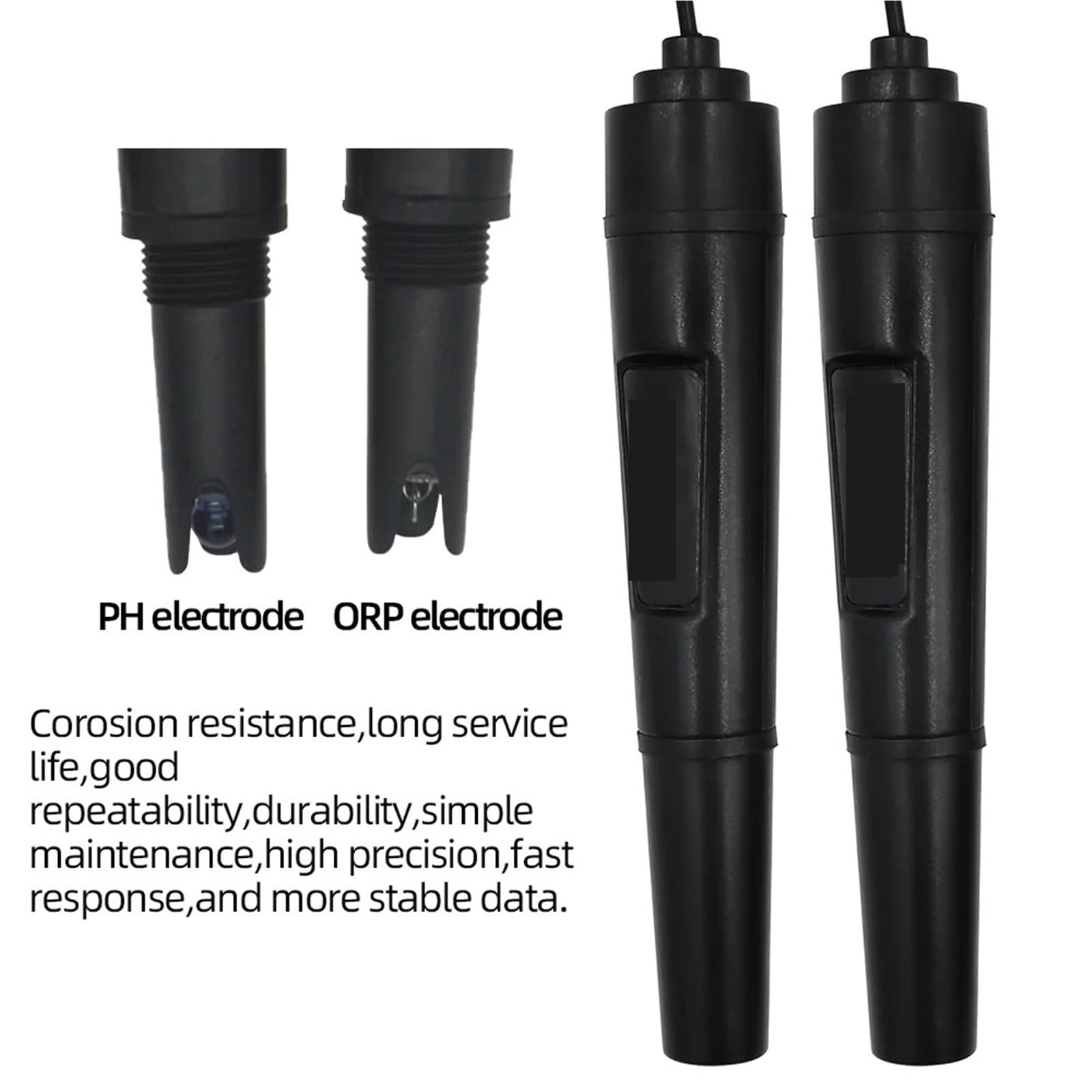 Testeur d'eau numérique, Testeur de pH et ORP 2 en 1, moniteur de pH, mesure de la qualité de l'eau, relais de puissance de sortie, électrode de contrôle, sonde BNC for aquarium hydroponique