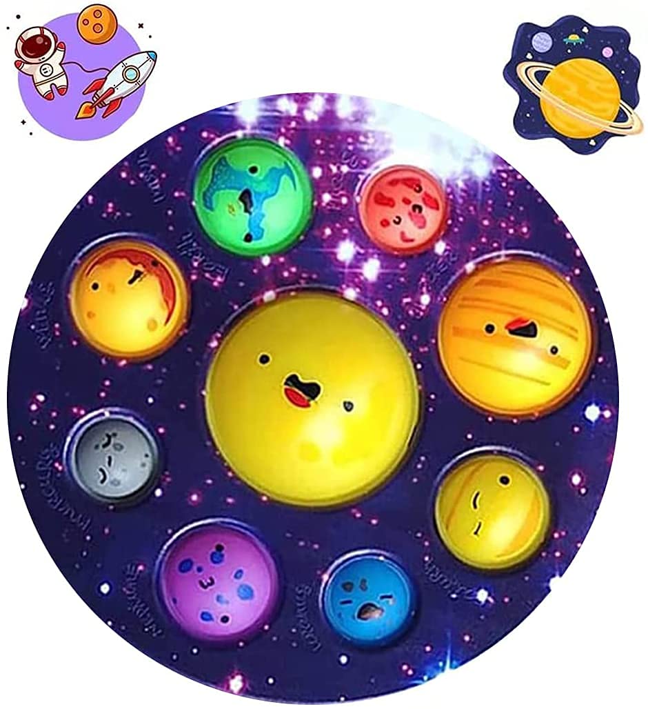 of Solar System for Kids Pop It Toy Big Size Solar System