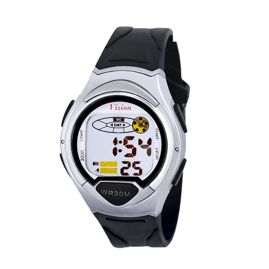 Vizion Digital LCD Multicolor Dial Watch for Boys-VZN-B3058-6 (B06W596VG9) Amazon Price History, Amazon Price Tracker