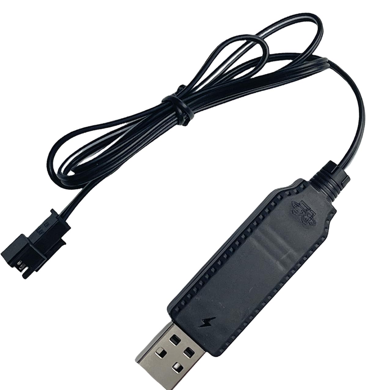 BaiWeiDun 3.7V USB Charger Cable with SM-2Pin Plug Universal Compatible RC Car RC Plane RC Tank RC Boat and Other Remote Control Toys for 3.7V Lipo Battery (1)