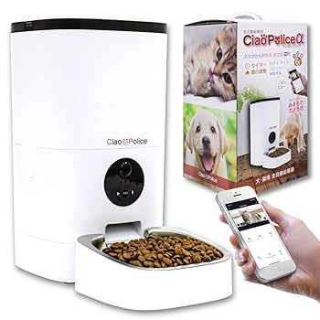 Amazon | FUNKS 公式 チャオポリスα 自動給餌器 カメラ付き 自動