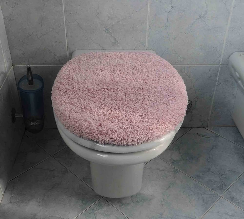 Copriasse WC In Velluto 40x45 Cm - Morbido E Pratico, Made In Italy, Verde Salvia - Foto 4