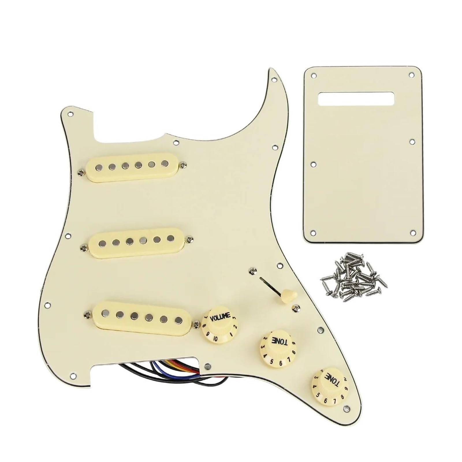 Pickup Per Battipenna Per Chitarra Elettrica Plettro Per Chitarra Precablato Alnico 5 A 3 Strati