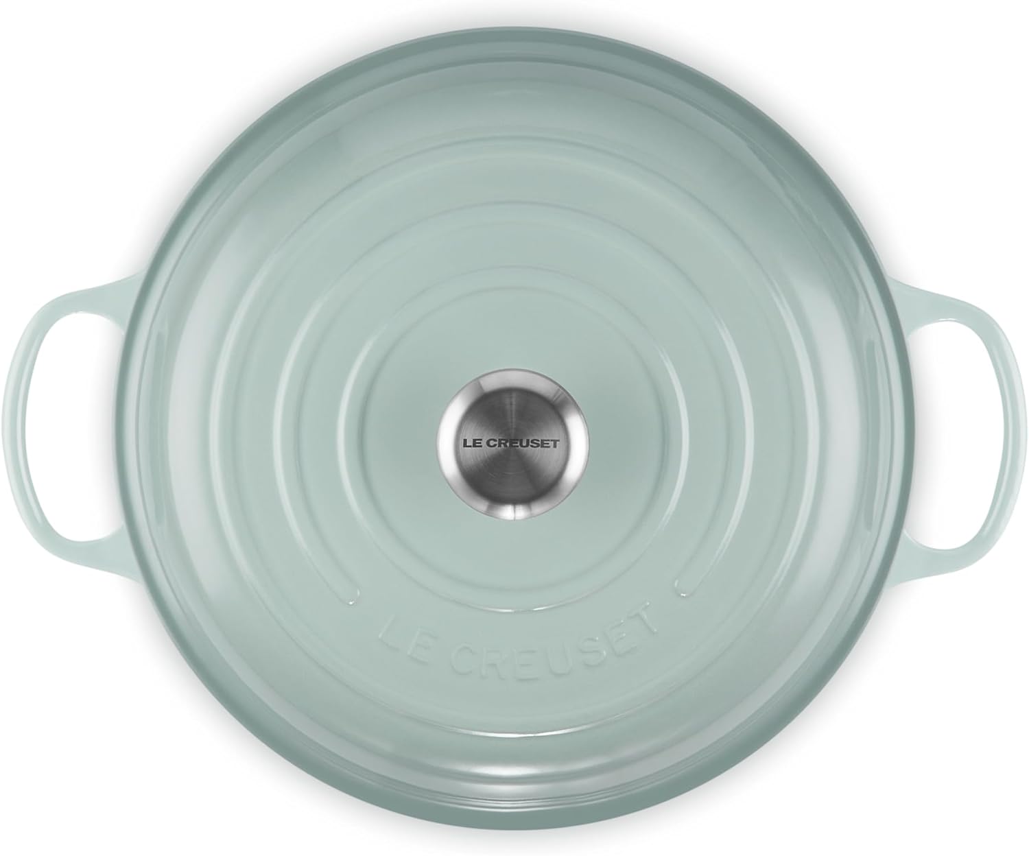 Le Creuset Enameled Cast Iron Signature Braiser, 3.5 qt., Sea Salt - Image 2