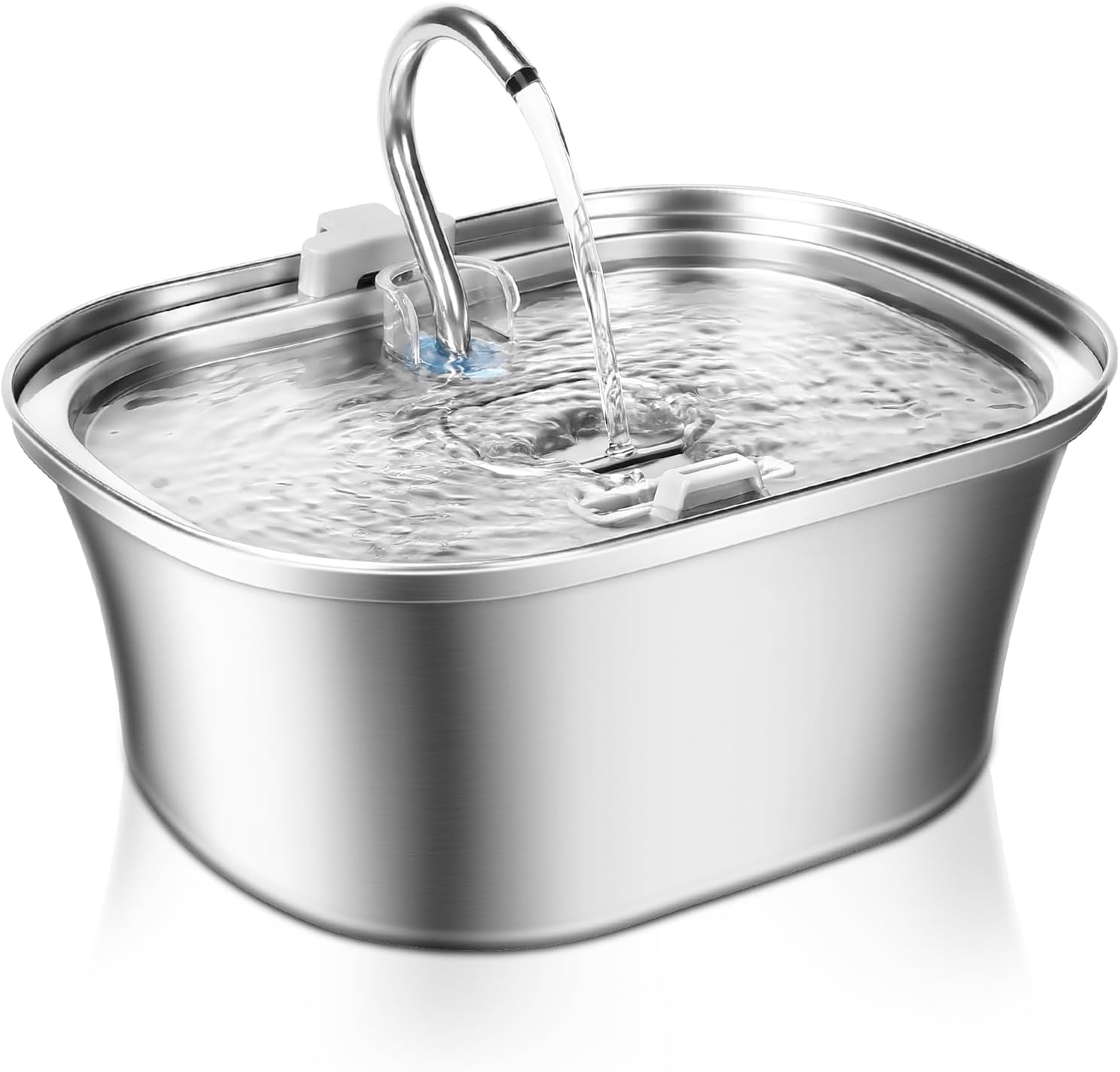 Cat Water Fountain, 3.2L/108oz Automatic Stainless Steel Pet Water