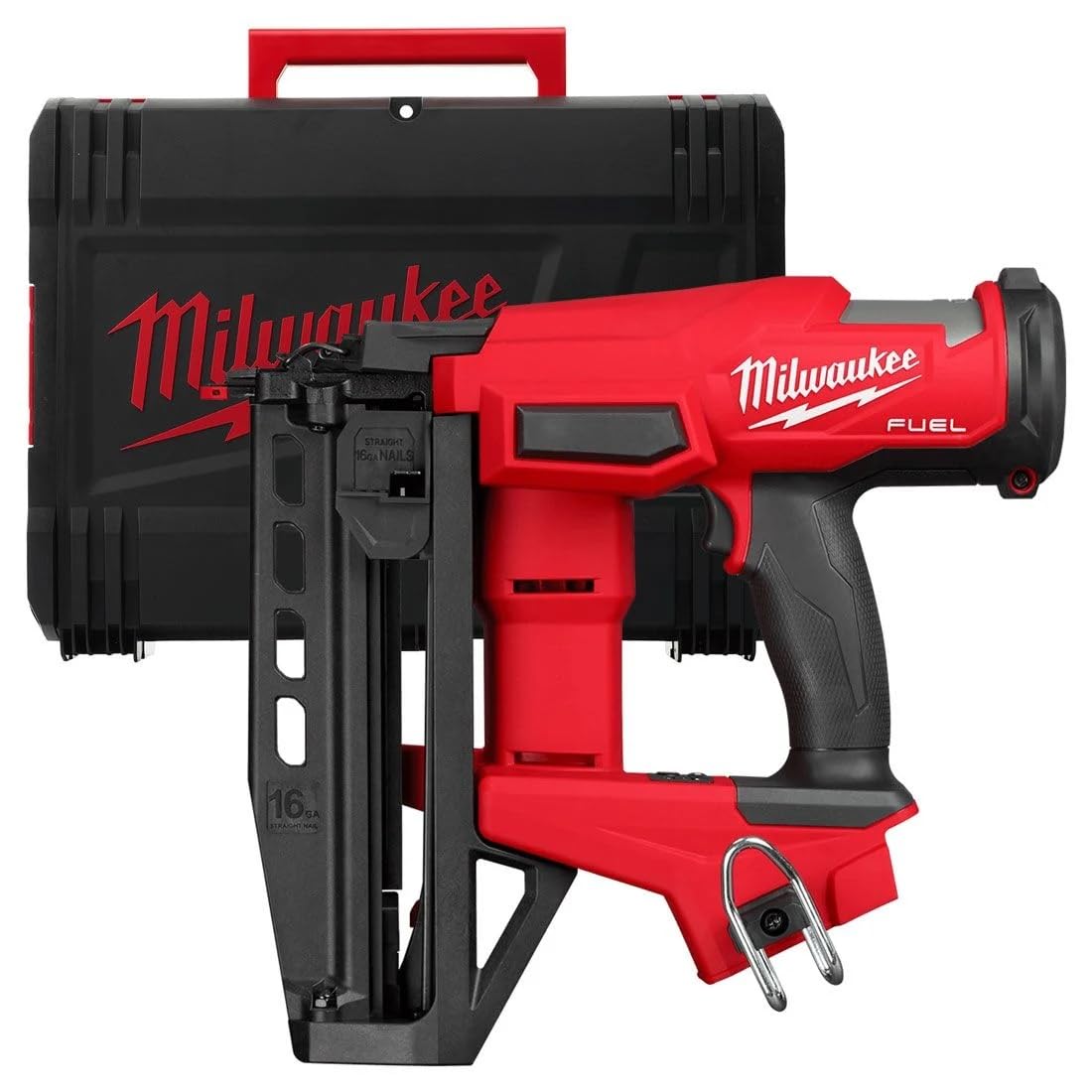 Milwaukee M18 Fn16gs-0X 18V Fuel Brushless 16G Finishing Straight Nail Gun - Body & Case