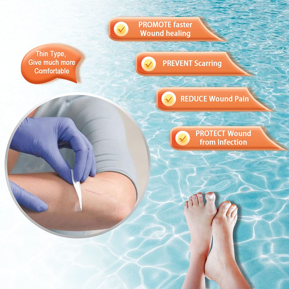 Hydrocolloid Bandage, Hydrocolloid Wound Dressing Thin Type 4'' x 4