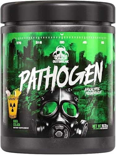 Miniatura 1 de Pathogen Pre Entrenamiento - Polvo de preentrenamiento que aumenta la energía, estimulantes inductores de energía y compuestos que evocan la bomba