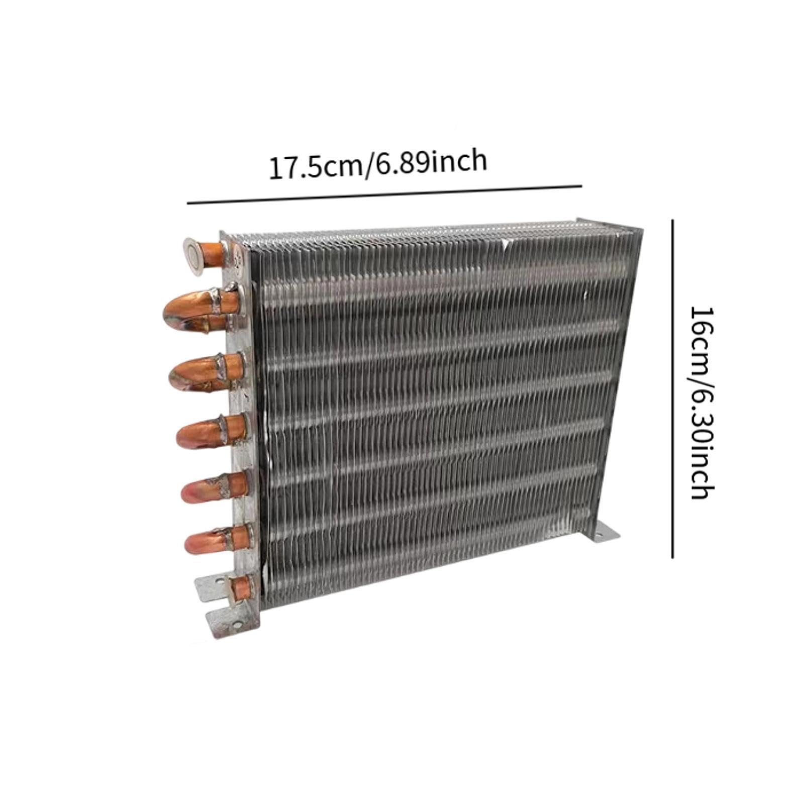Scambiatore di calore per frigorifero, facile installazione, radiatore acqua, 175x160mm