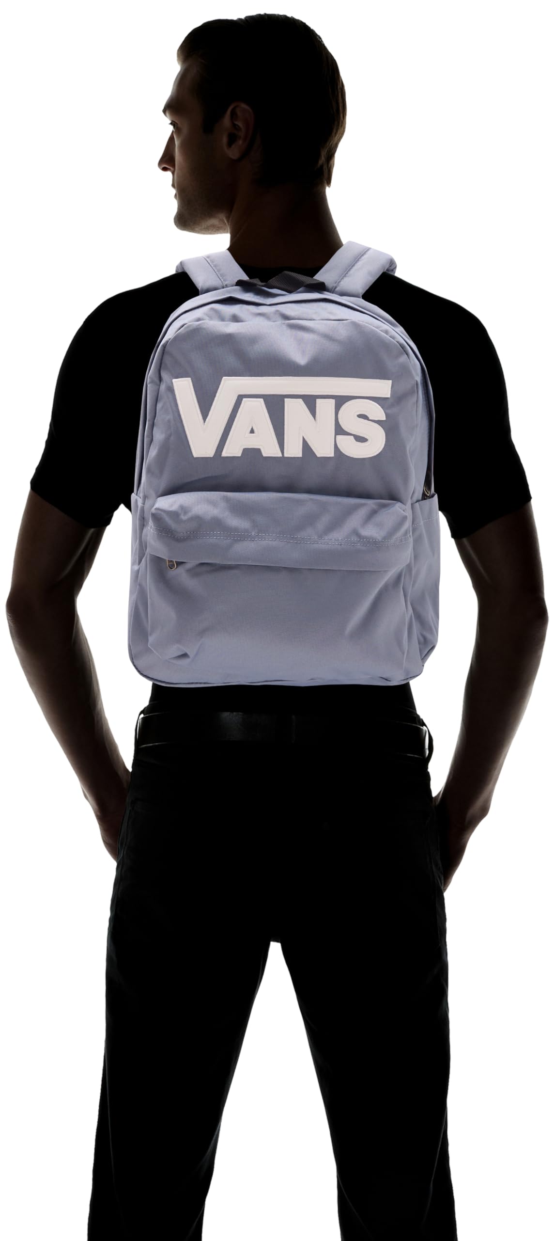 Vans Mochila unisex Old Skool Drop V, pizarra glacial, mediana, Pizarra glacial, M