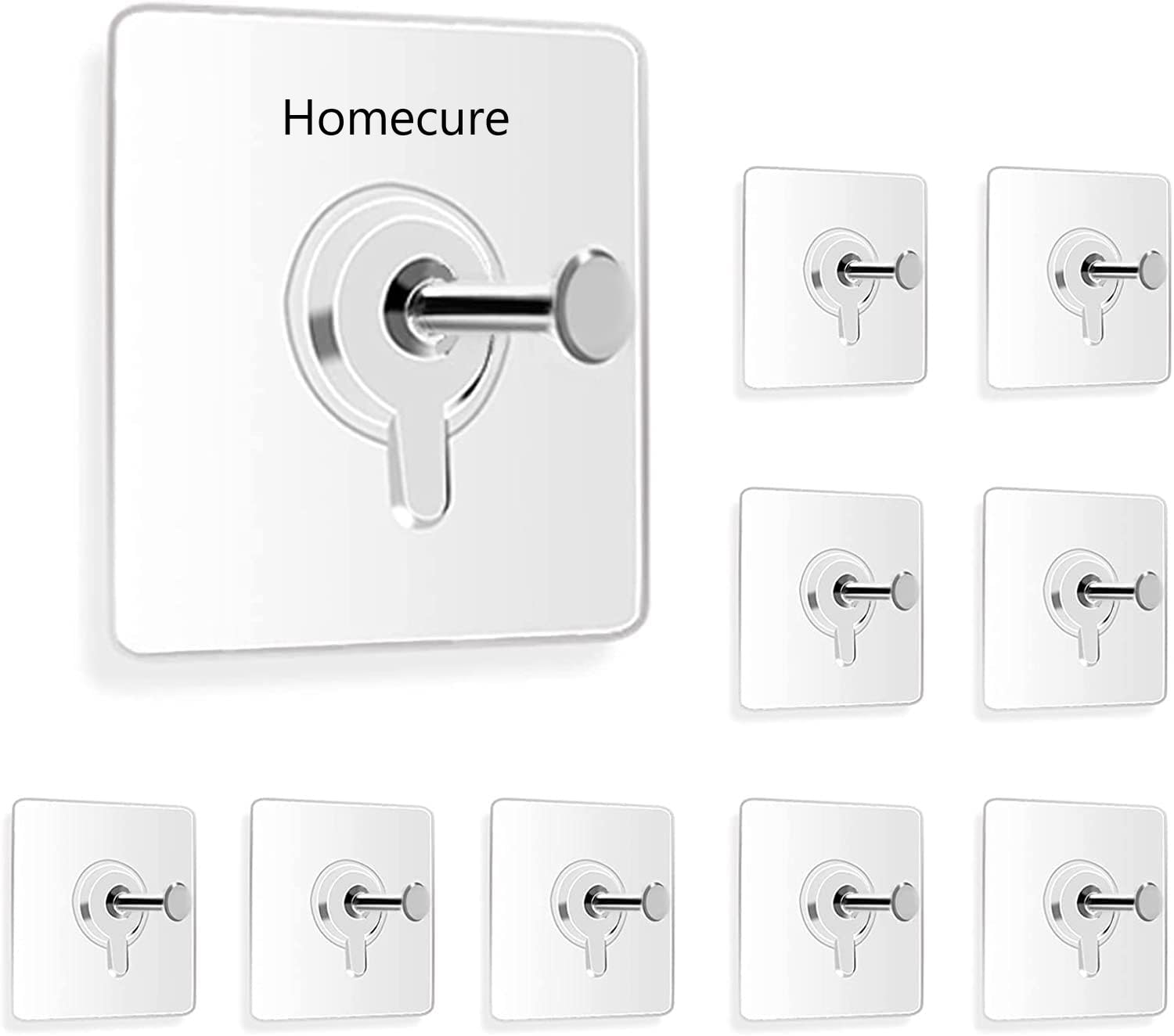 Wall Hooks - No Drilling, Strong Adhesive -1