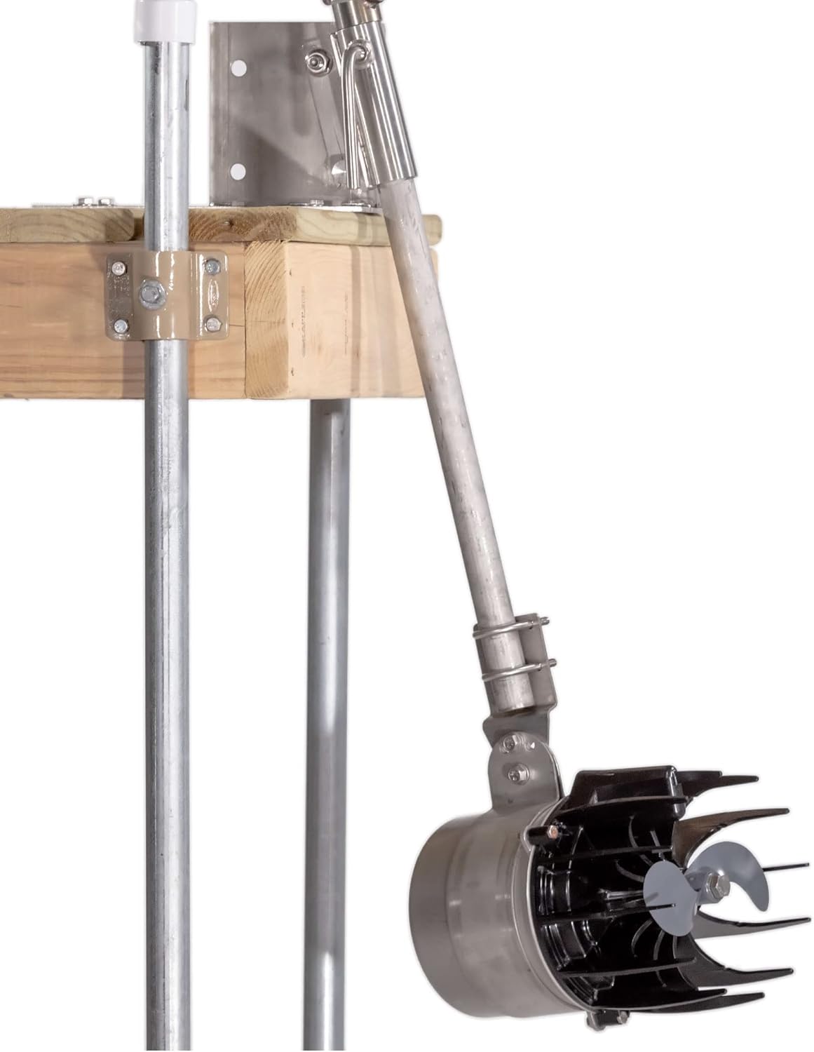 Kasco AquatiClear Water Circulator Pump w/Universal Mount, 3/4 HP 120V with 50 ft. Electric Power Cord, Clog-Resistant Water Circulation Pump to Keep Dock, Marina & Shoreline Free of Algae & Debris