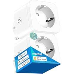 Mejor Enchufe Inteligente 2021 Meross Enchufe Inteligente para Apple HomeKit 16A, Enchufe WiFi con Medición de Consumo, Enchufe Inteligente con Control Remoto y Temporizador, Compatible con Alexa, Google Home y SmartThings, 2 PCS