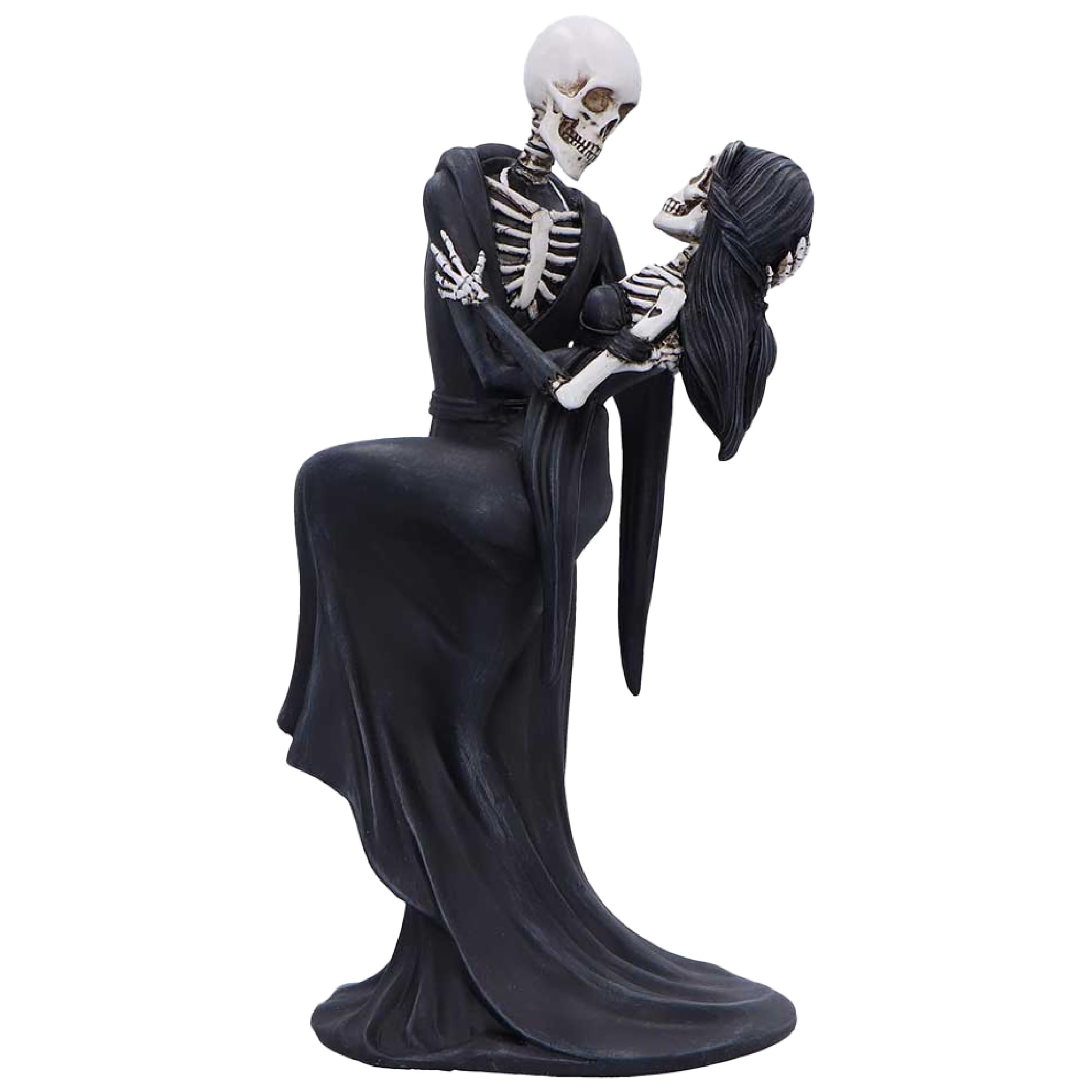 Nemesis Now Eternal Dance Figurine – Gothic Skeleton Lovers Statue, 24cm Romantic Skeleton Home Decor, Hand‑Painted Resin Collectible, Eternal Love Series