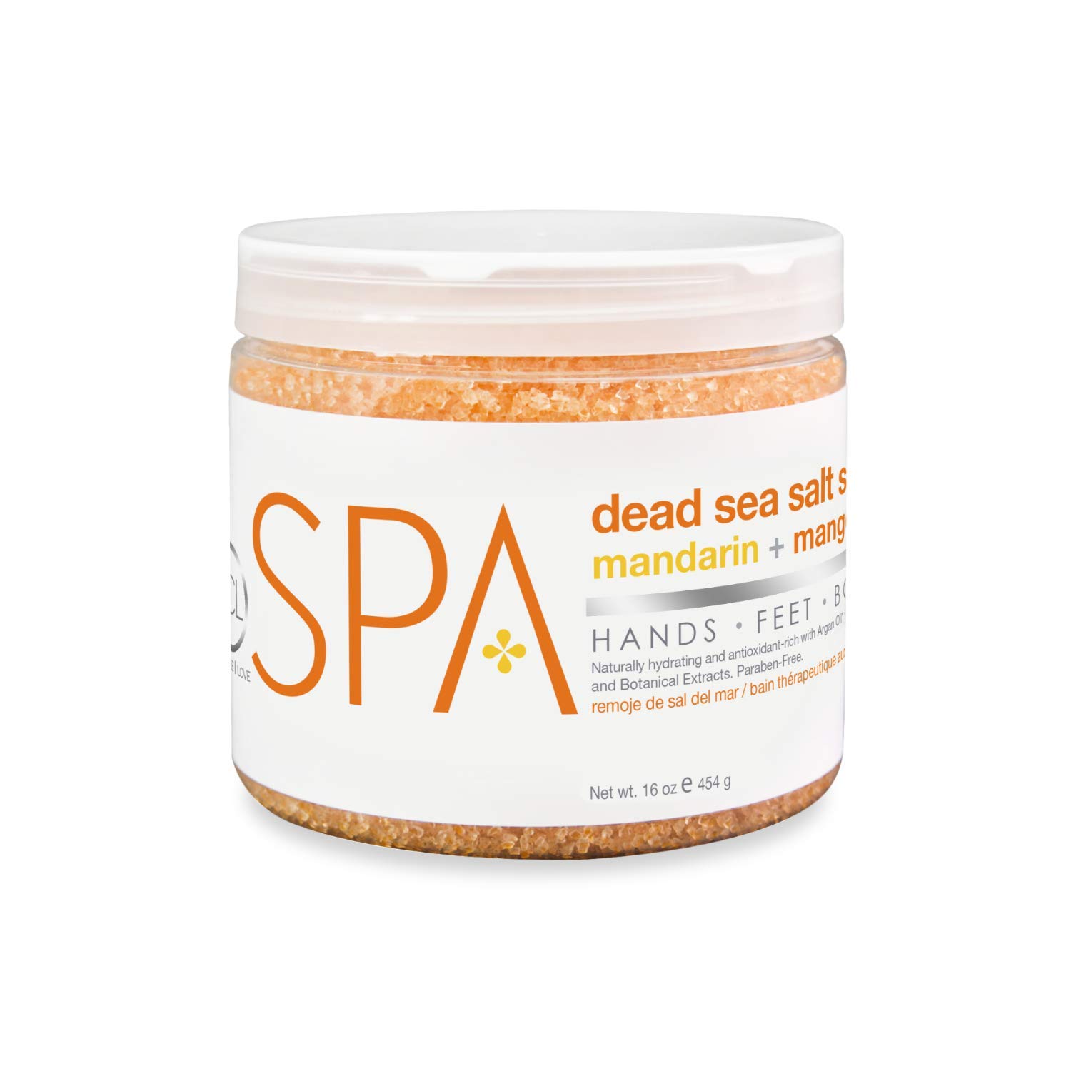BCL SPADead Sea Salt Soak Mandarin + Mango, 16 oz.