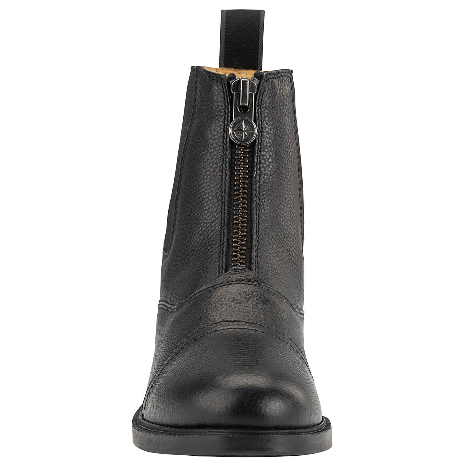 SUEDWIND FOOTWEAR Buty do jazdy konnej »Kids FZ wygodne kozaki ze skóry bydlęcej | odporne na działanie wody | świetne dopasowanie | wytrzymała gumowa podeszwa | kolor: czarny | rozm. 29-41, czarny - czarny - 33 EU