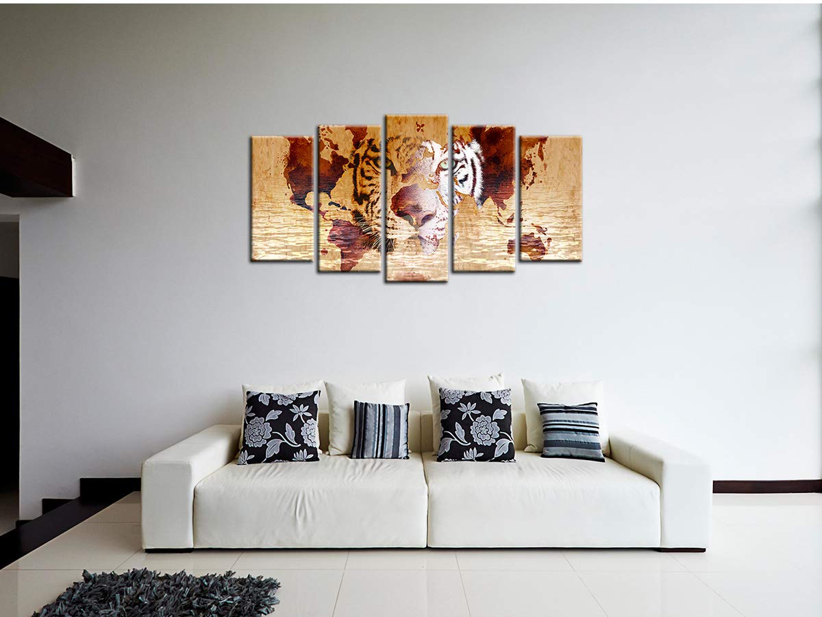 DECLINA, Tableau Toile Imprimée Paysage, Tableau Photo Deco Panorama Des Montagnes Basque 60x30 Cm 89585591