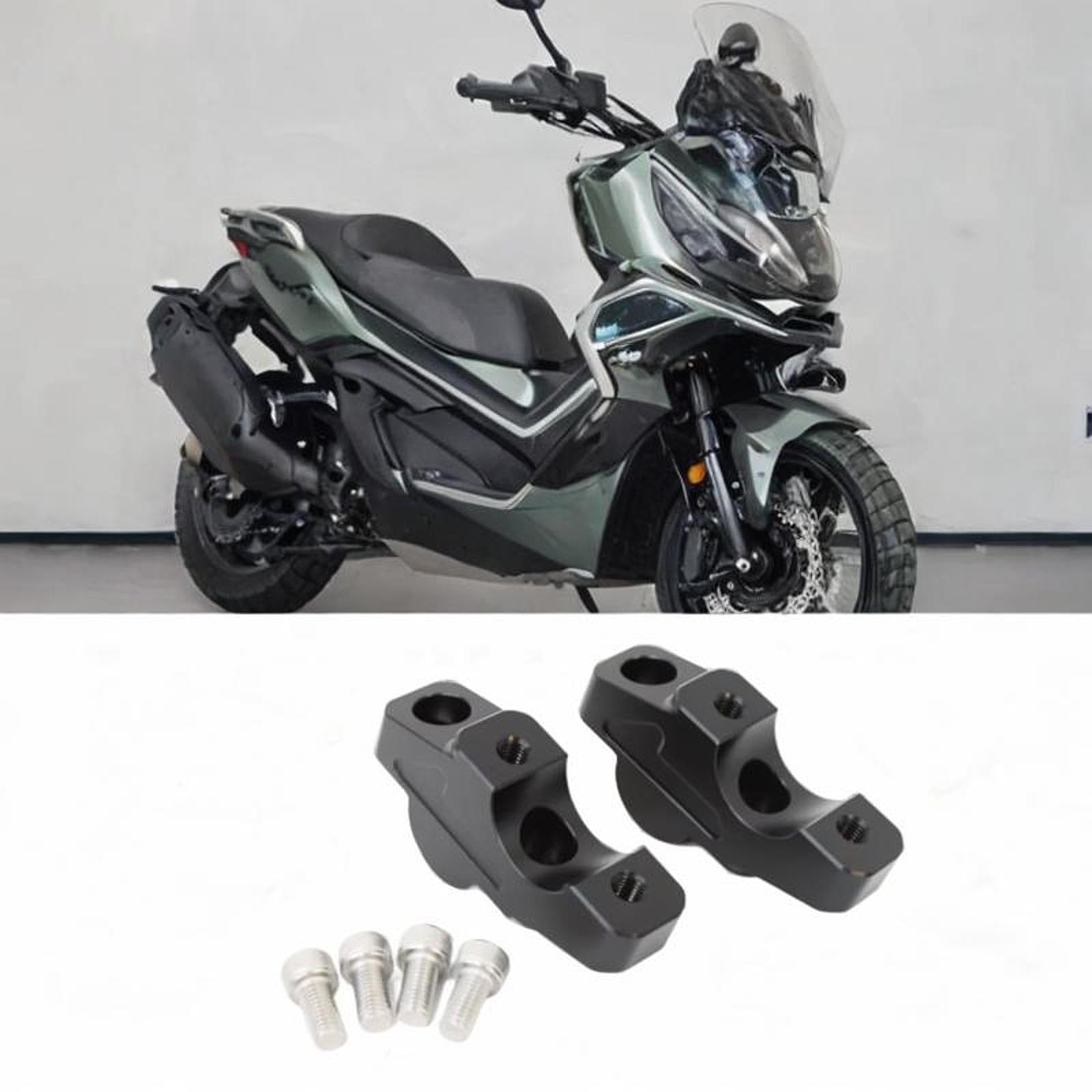 Riser zacisk Adapter Wsporniki kierownicy Zacisk Wspornika Kierownicy Motocykla Zmodyfikowany Pod Kątem Części Zamiennych Do Motocykli