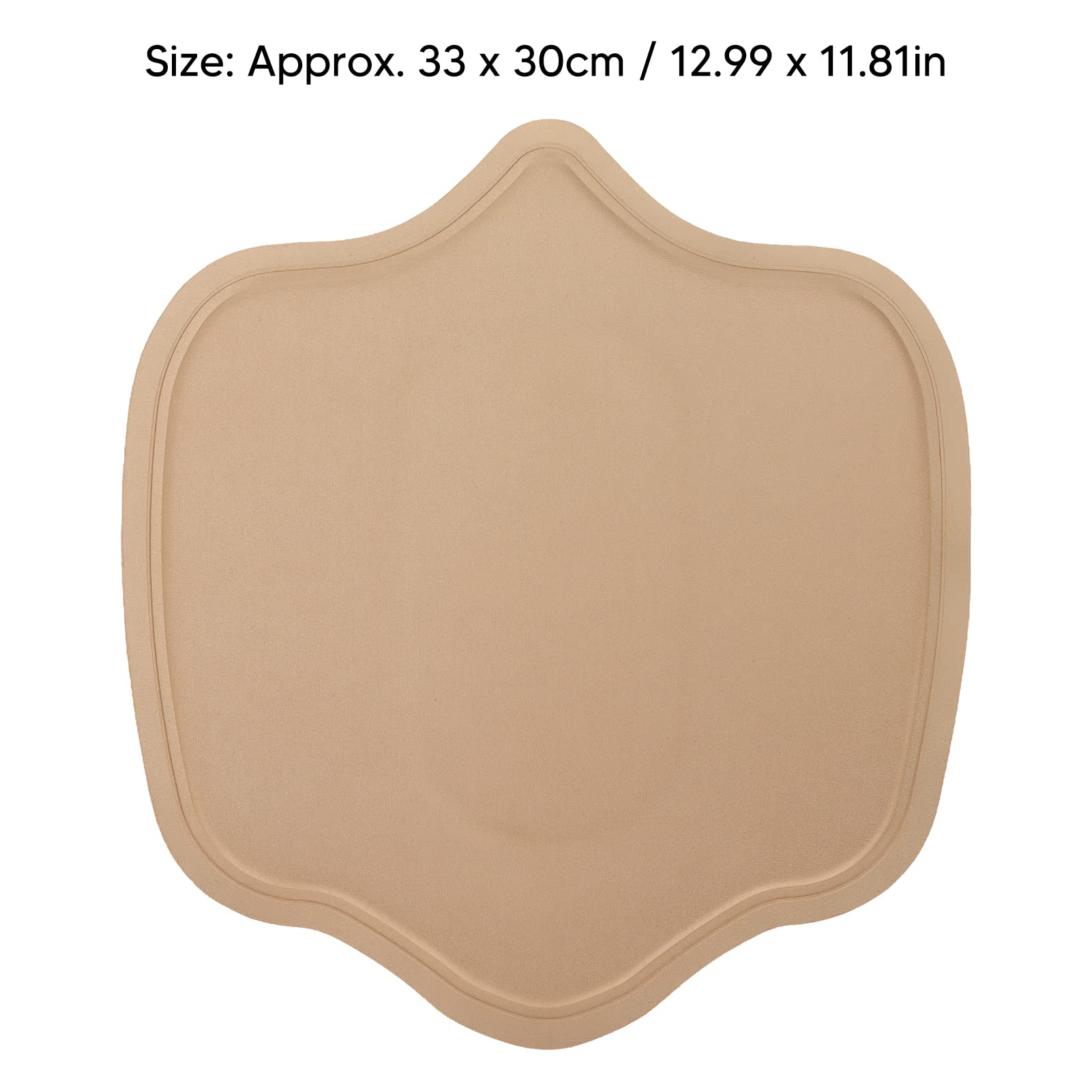 Planche Abdominale en Mousse Lipo Femmes Planche de Compression Abdominale Façonnage en Mousse Souple Post-chirurgie Planche D'aplatissement du Ventre (Beige)