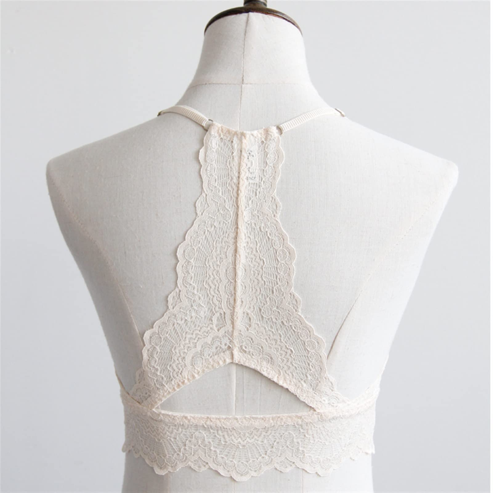 Sujetadores Bandeau de Seda Morera para Mujer, Bralette de Encaje Trasero de Belleza Francesa, Camisetas sin Mangas, Ropa Interior Fina de Tubo de Verano