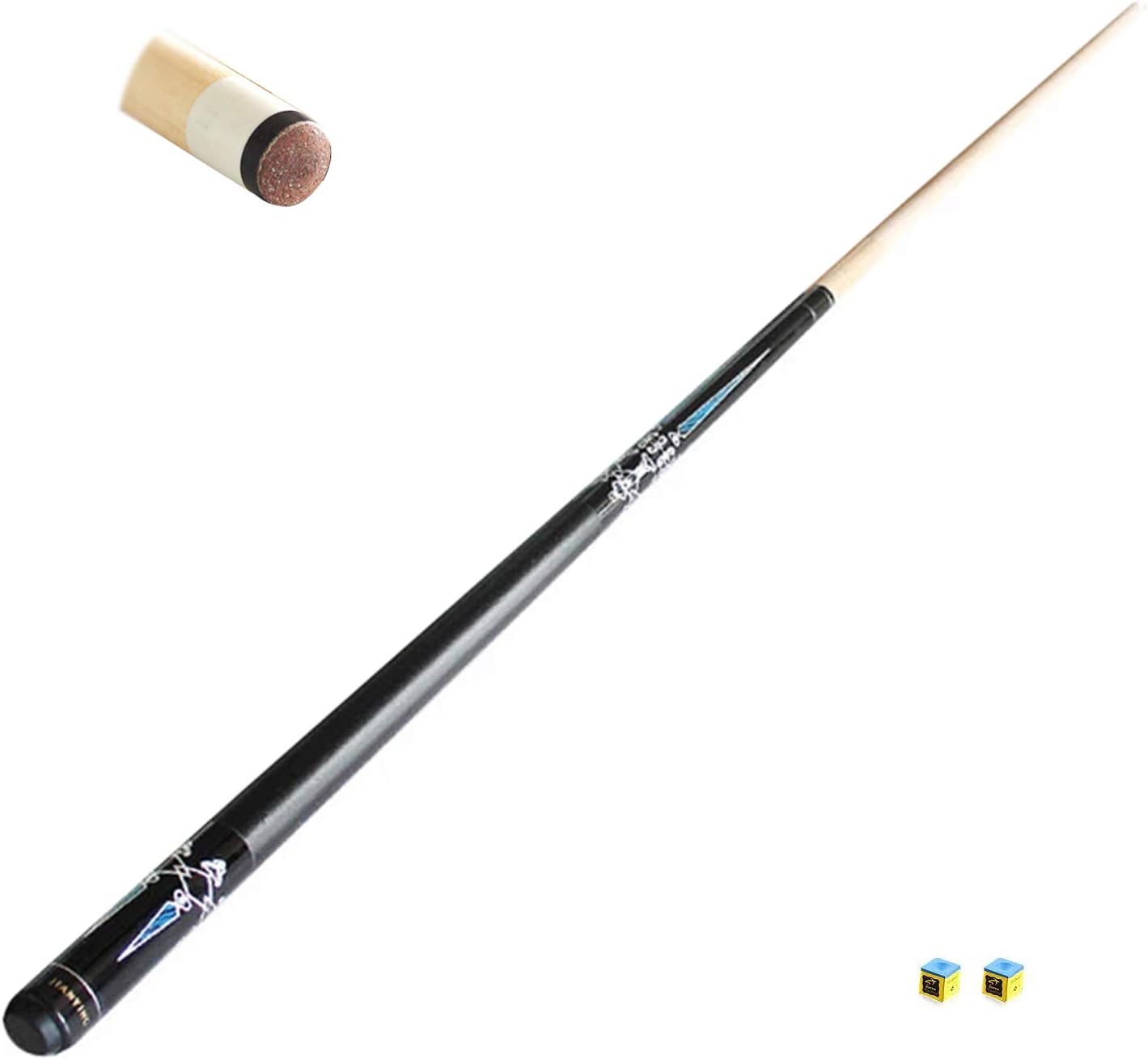 JTLYAdult Billiard Cue Pool Sticks, 19oz Pool Cues Portable, Rod Shaft Completely Straight, Balanced Very Nice, Snooker Billiard Stick,For Family Entertainment, Game Room