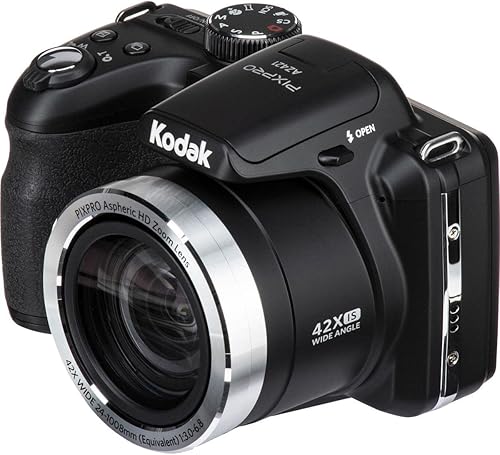 Miniatura 7 de Cámara digital Pixpro AZ421-RD de 16 MP de la marca Kodak con zoom 42x y pantalla LCD de 3 Black, Red, White