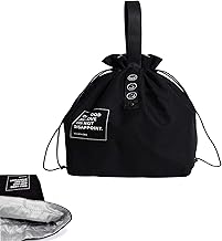 Black Lunch Bag, Reusable Lunch Boxes Bag,Waterproof Lunch Box Tote Bag for Work School, Travel and Picnic.（1 pcs）