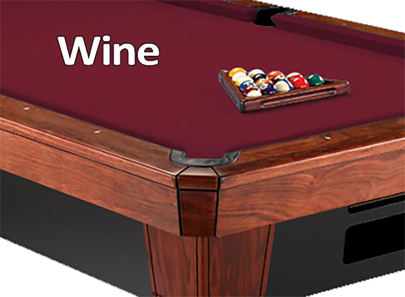 Simonis Wine Billiard Cloth- 8 Foot Cut