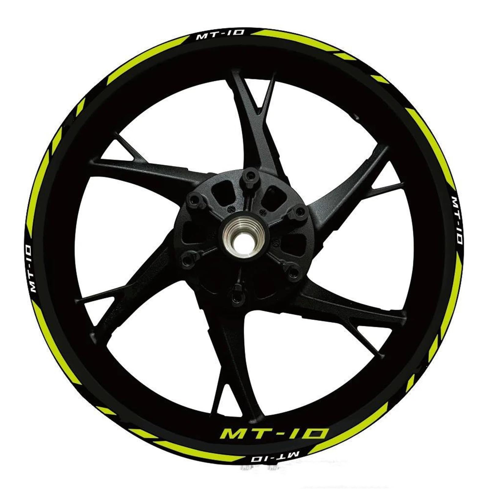 Stickers Motorcycle Accessories Reflective Rim Edge Stripes Wheel Stickers for Yamaha MT10 MT-10(Style 27)