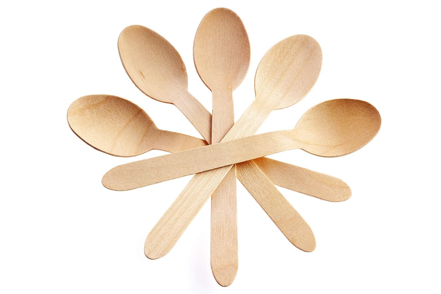 Perfect Stix 6.25" Wooden Cutlery Spoons- Pack of 250ct