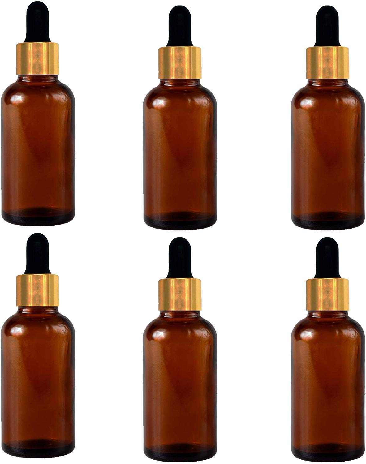 Dinemart 30ML Amber Colour Round Empty Glass Bottle with Euro Dropper & Black Sealable Cap, for Essential Oils, Blends, DIY skincare, Cosmetics, Multipurpose Bottle for Home&Travel Purpose-30ML,Set of 6PCS-picture-37
