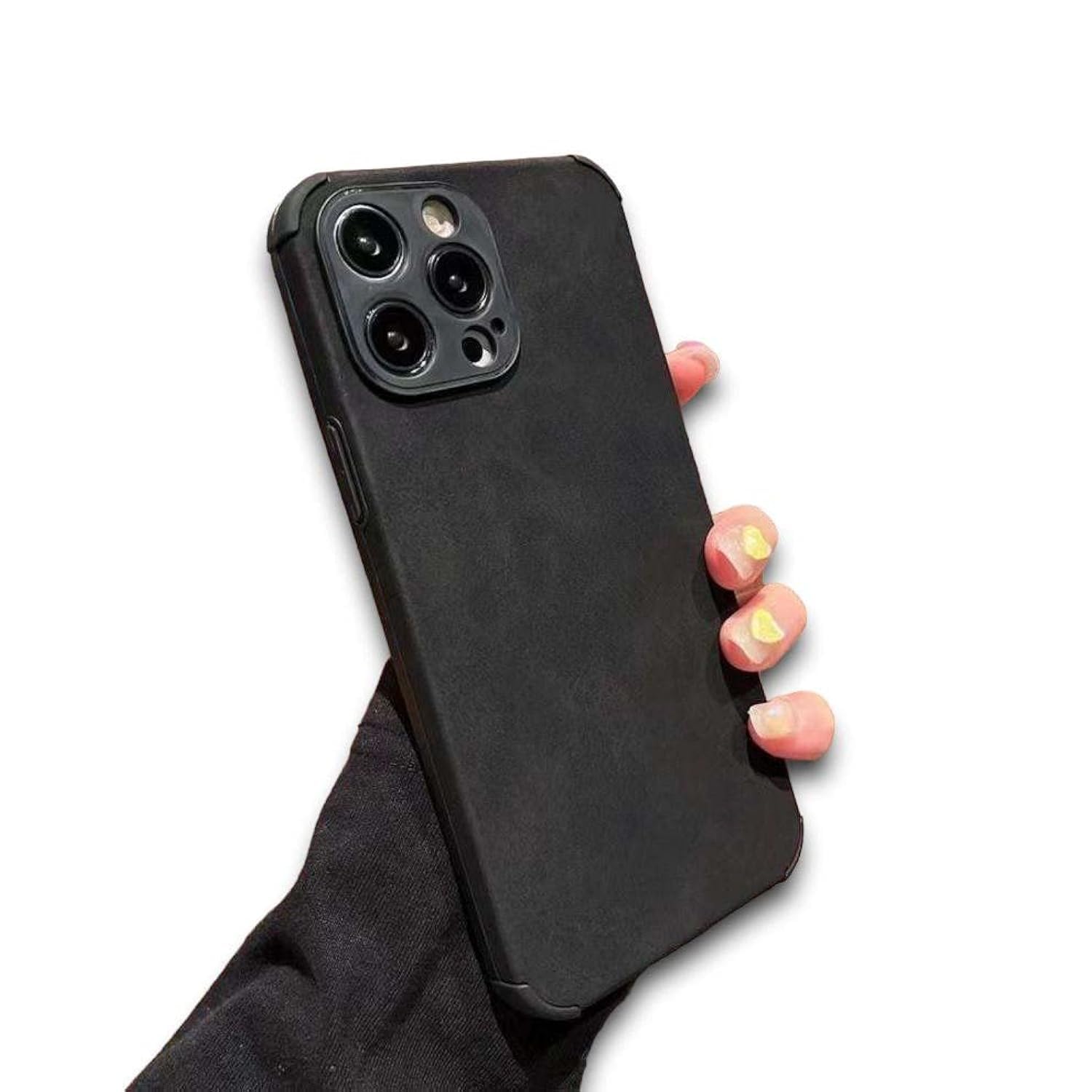 Black PU Leather Cover Case for Iphone 14 Pro Max,Elegant Protection, iPhone 14 pro max case, Black pro max iphone case, Luxury Leather Case for iPhone 14 PRO MAX