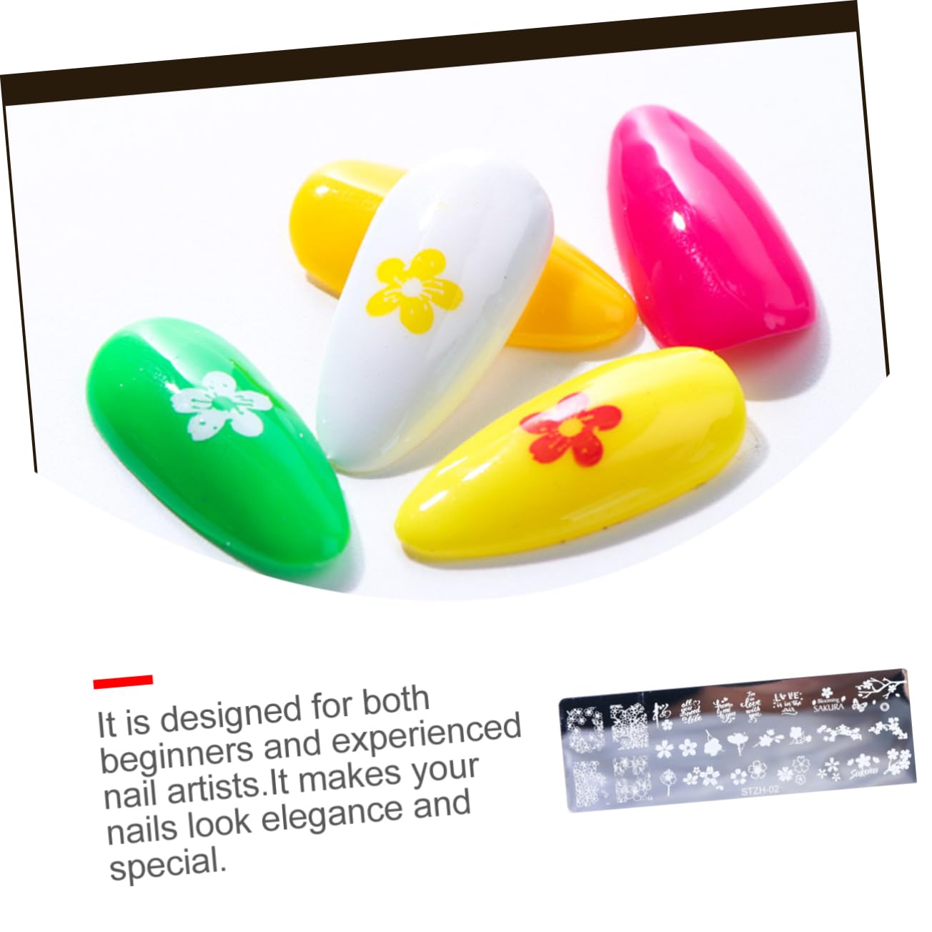 FRCOLOR 3 Juegos De Impresionantes Placas De Estampado Para Uñas Plantillas De Acero Para Uñas Juego De 6 Placas De Estampado Para Uñas.