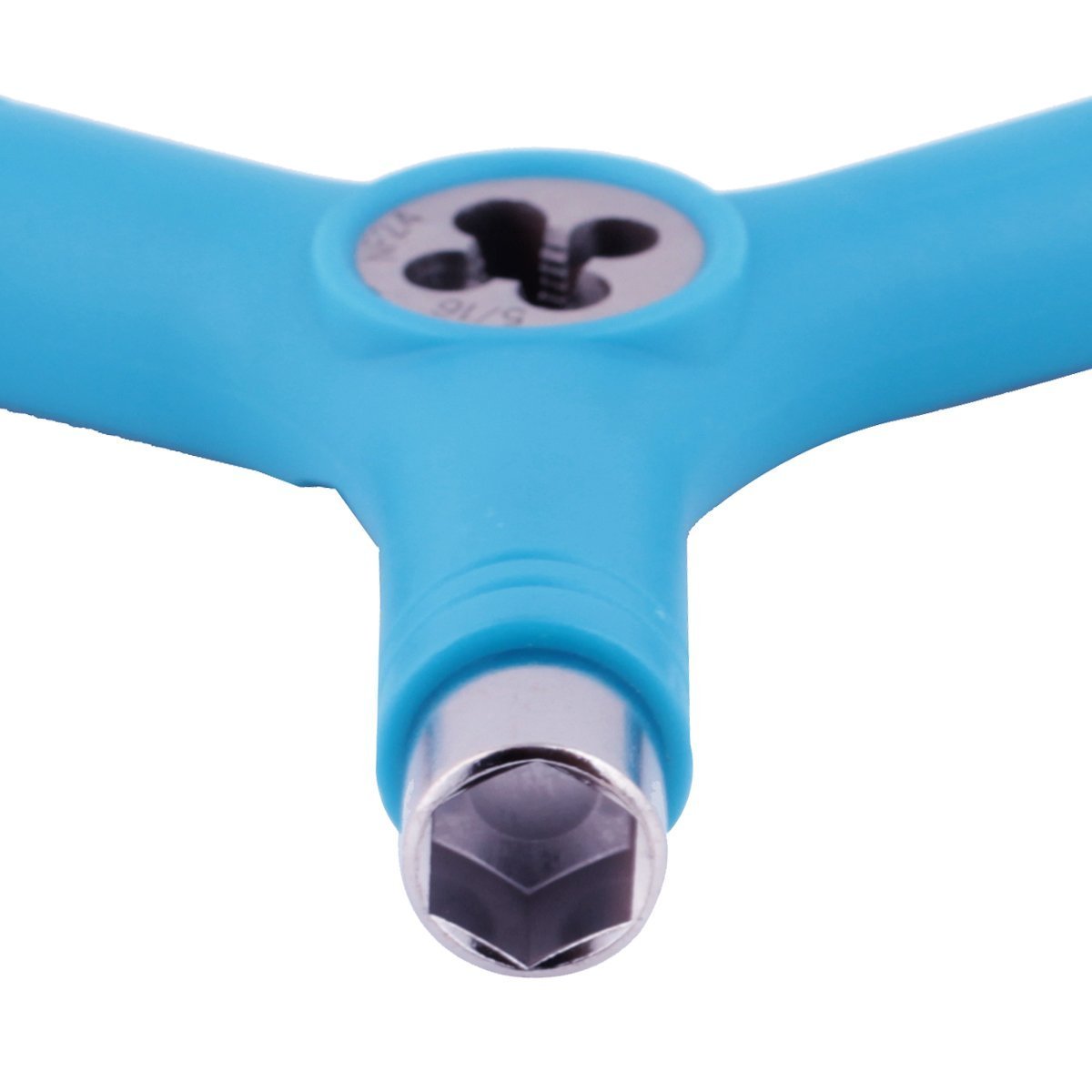 All in One Skate T/Y Tool Skateboard Tool, Multi-Function and Portable Skate Tool for Peny Borad and Longboard Screwdriver (Blue Y)