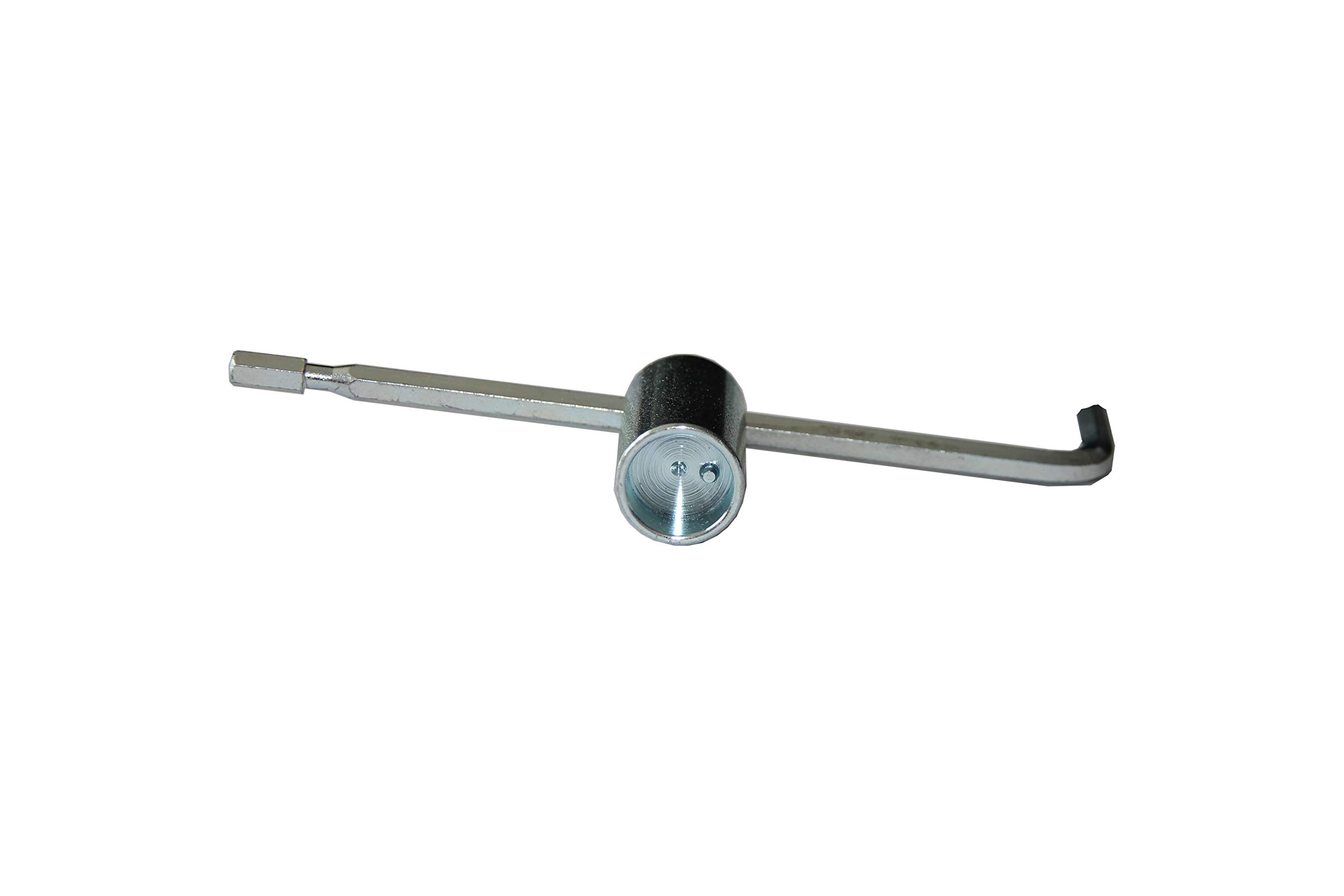 Roto TS6514 Herramienta de ajuste original hexagonal 4 mm tuerca para pasadores de bloqueo en V, plata
