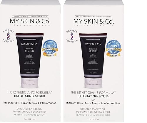 My Skin + Exfoliante exfoliante para hombre, 2 onzas (paquete de 2)
