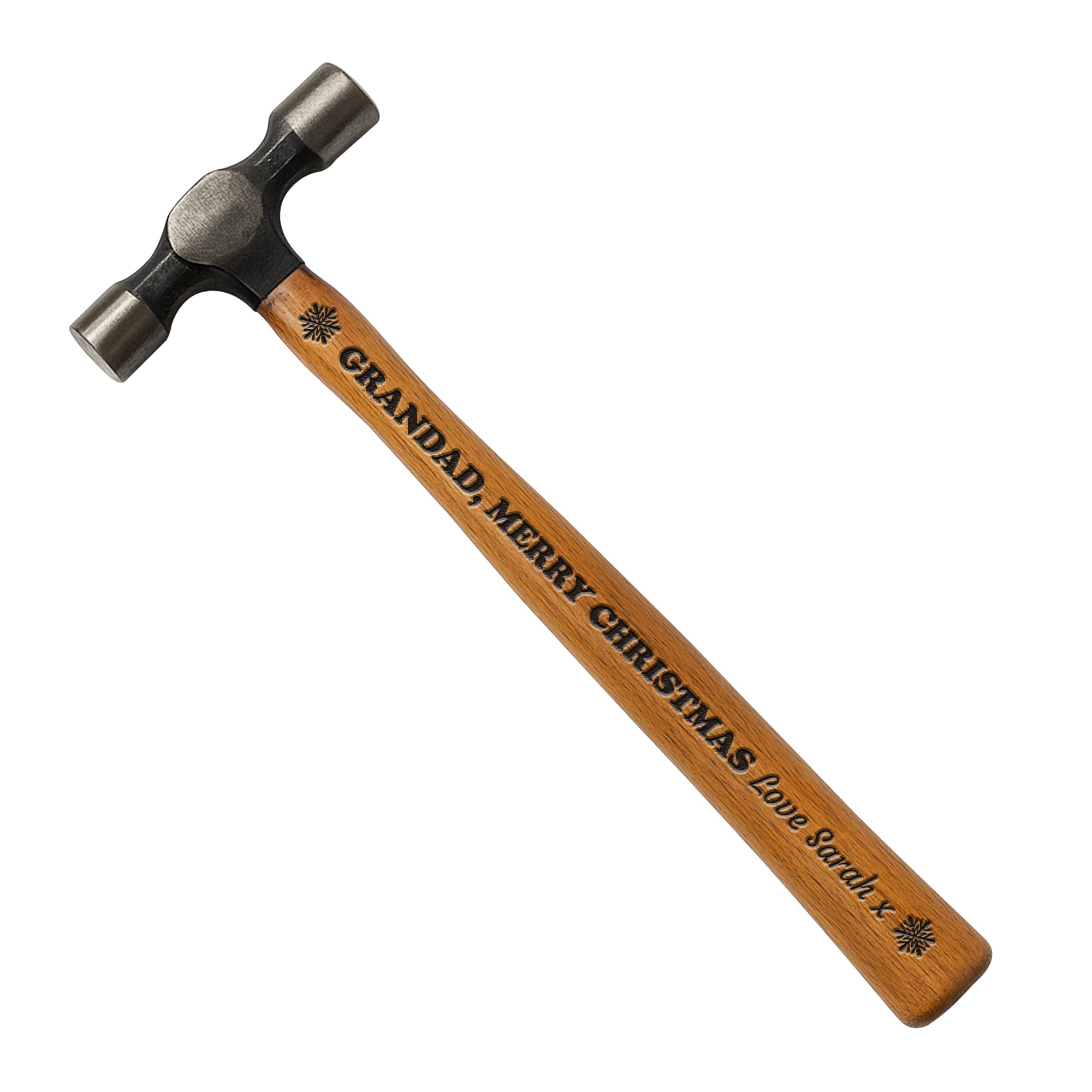 Red Ocean Personalised Engraved Hammer Christmas Gift for Grandad Grandparent Novelty Gift for Him