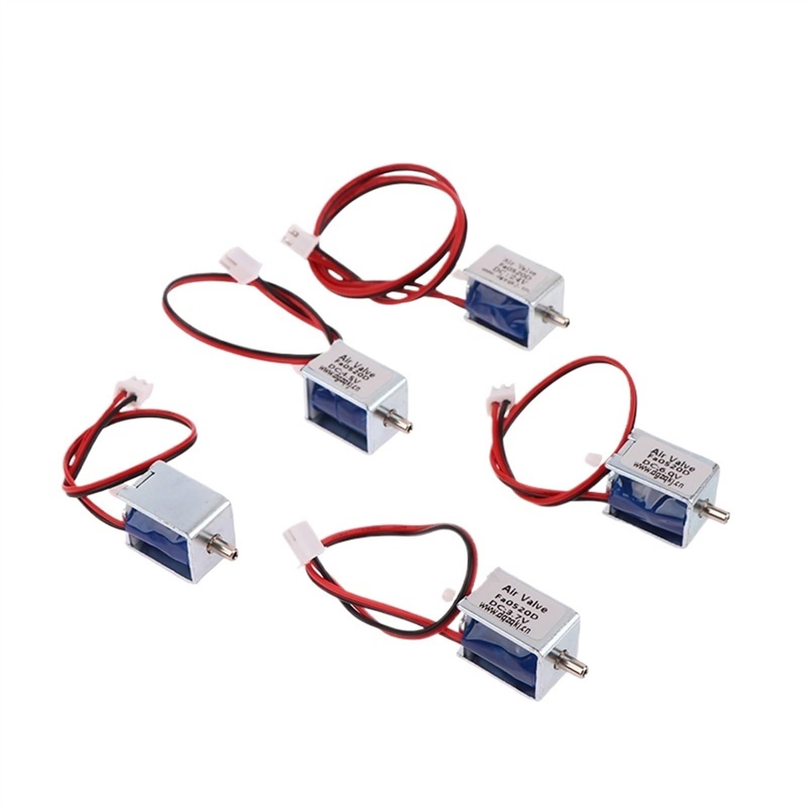 Small Mini Electric Solenoid Valve DC 3.7V 4.5V 6V 12V 24V N/C Normally Closed Air Valve Vent Valve Accessories(24V)